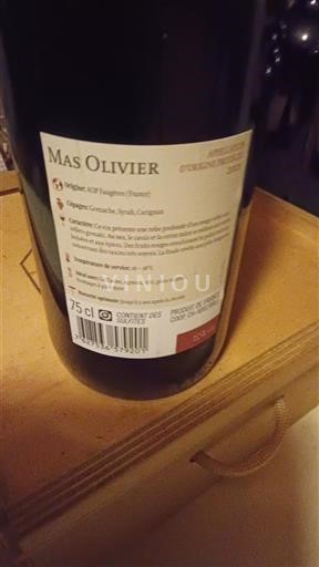 Languedoc Faugères Mas Olivier Icke årgångsbetecknad