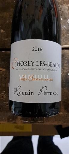 Borgonha Chorey-lès-Beaune Romain Pertuzot Les Beaumonts 2016