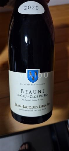 Burgund Beaune Premier Cru Jeanjacques Girard Clos du Roi 2020