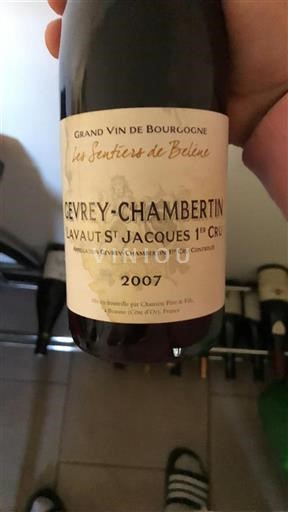 Burgundy Gevrey-Chambertin Premier Cru Chanson Les Sentiers de Beline 2007