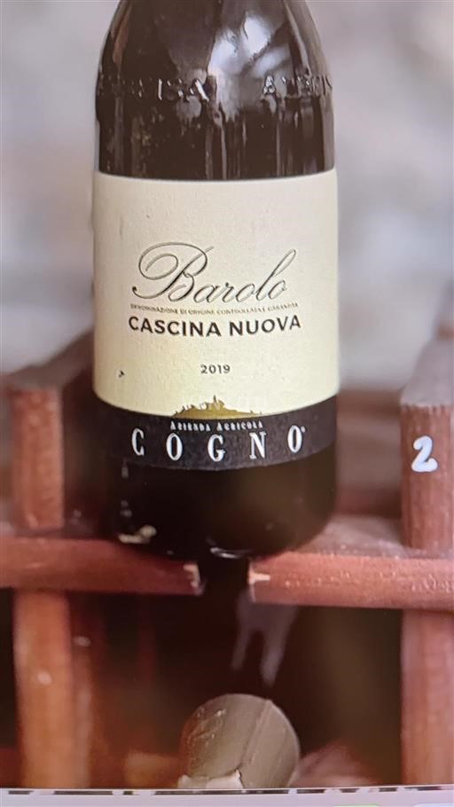 Piamonte Barolo Azienda Agricola Cogno Cascina Nuova 2019