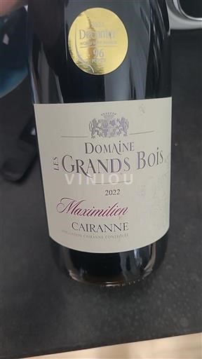 Thung lũng Rhône Cairanne Domaine Les Grands Bois Maximilien 2022