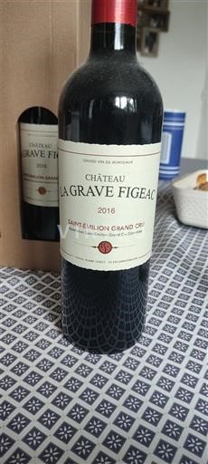 Burdeos Saint-Émilion Gran Cru Grand Cru Château La Grave Figeac 2016