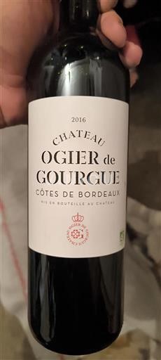 Bordeaux Côtes-de-Bordeaux Château Ogier De Gourgue 2016