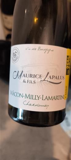 Borgonha Mâcon e mâcon-villages Maurice Lapalus & Fils 2022