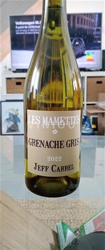 Vin Blanc sec Les Mamettes Jeff Carrel 2022 France Languedoc et Roussillon Côtes catalanes IGP