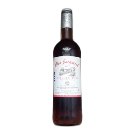 Vin Rosé sec Tradition Clos Jacanicot 2017 France Sud-Ouest Bergerac AOC