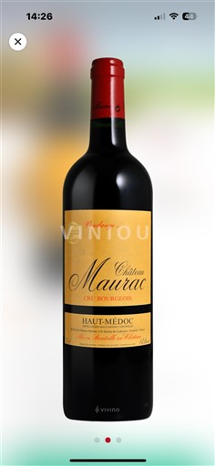 Bordeaux Haut-Médoc Château Maurac 2014