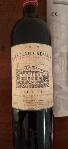 Provence Palette Château Crémade 2019