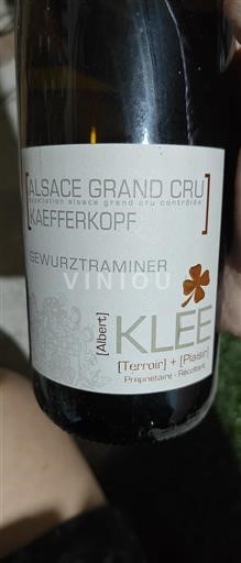 Alsace Alsace Grand Cru Grand Cru Albert Klee 2015