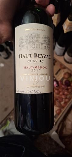 Bordeaux Haut-Médoc Château Haut Beyzac 2017