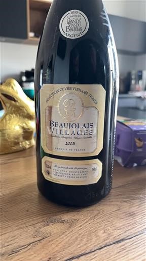 Beaujolais Beaujolais-kylät Philippe Deschamps Sélection Vieilles Vignes 2008
