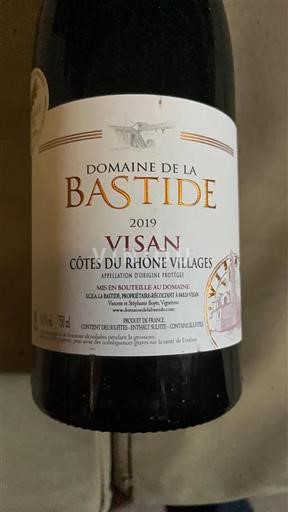 Thung lũng Rhône Côtes-du-rhône-villages Domaine La Bastide 2019