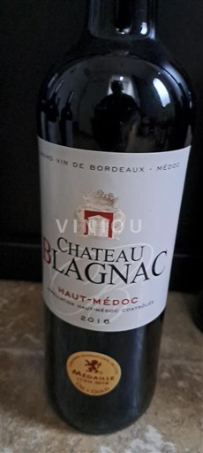 Burdeos Haut-Médoc Château Blagnac 2016