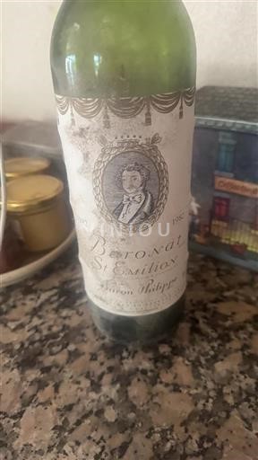 Bordéus Saint-Émilion Baron Philippe 1982