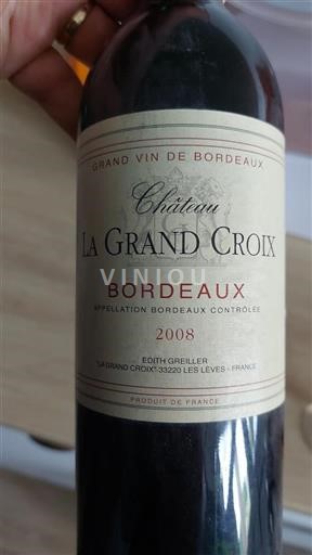 Bordeaux Château La Grand Croix 2008
