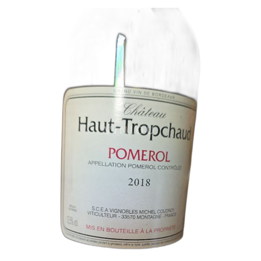 Bordeaux Pomerol Château Hauttropchaud 2018