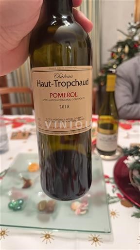 Bordeaux Pomerol Château Hauttropchaud 2018