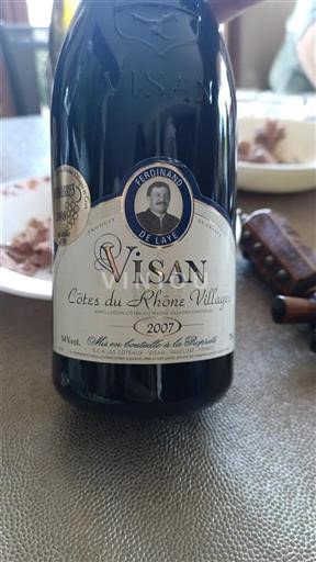 Rhônedalen Côtes-du-Rhône-Villages Ferdinand De Laye 2007