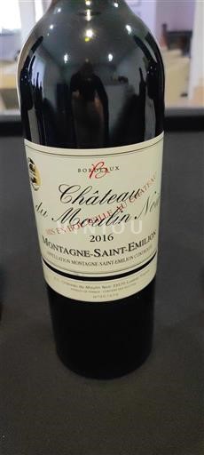 Bordeaux Montagne-Saint-Émilion Château Moulin Noir 2016