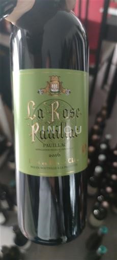 Bordeaux Pauillac La Rose Pauillac 2016
