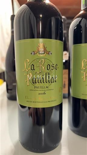 Bordeaux Pauillac La Rose Pauillac 2016