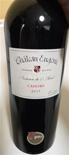 South West Cahors Château Eugénie Réserve de l'Aïeul 2017