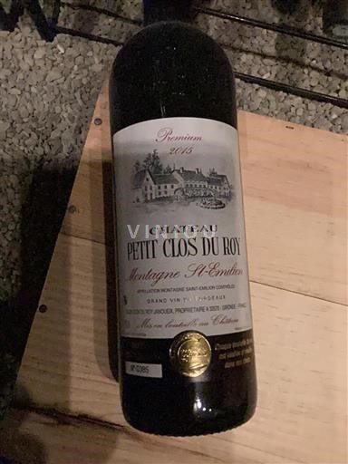 Bordeaux Montagne-saint-émilion Château Petit Clos Du Roy 2015