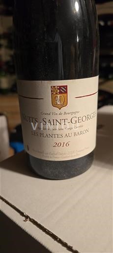 Bourgogne Nuits-saint-georges Les Plantes Au Baron 2016