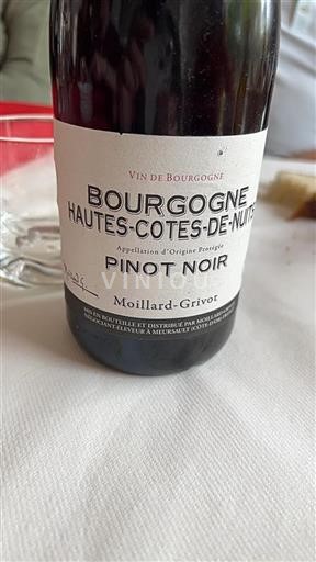 Burgundsko Hautes Côtes de Nuits Moillardgrivot Neročník