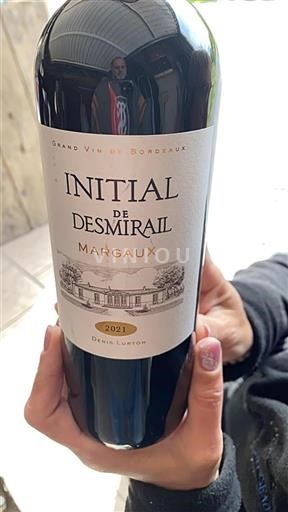 Bordeaux Margaux Château Desmirail Initial de Desmirail 2021