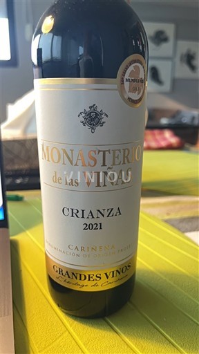 Aragon Carinena Monasterio De Las Viñas Crianza 2021
