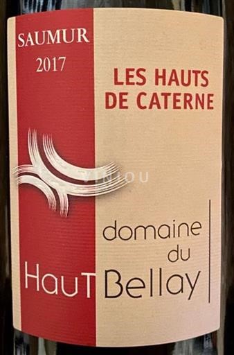 Loirevallei Saumur Domaine Haut Bellay Les Hauts de Caterne 2017