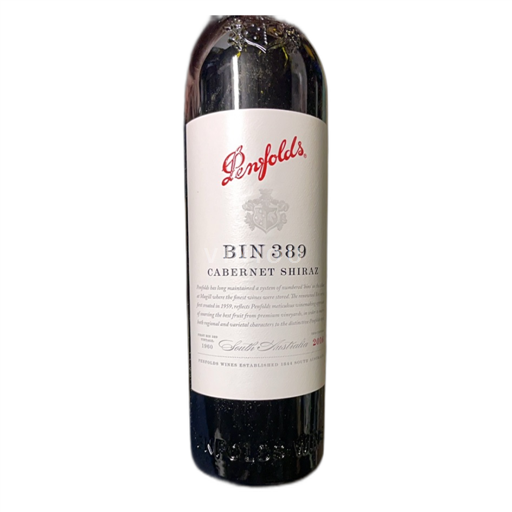 Vin Rouge sec Bin 389 Cabernet Shiraz Penfolds 2016 Australie Australie-Méridionale