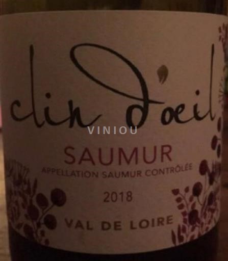Valle della Loira Saumur Robert & Marcel Clin d'oeil 2018