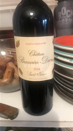 Burdeos Saint-Julien Grand Cru Château Branaireducru 2016