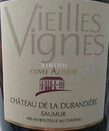 Loirevallei Saumur Château La Durandière Azénor vieilles vignes 2018
