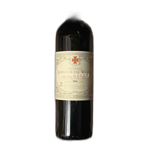 Vin Rouge sec Château Lafleur de Viaud 2016 France Bordeaux Lalande-de-pomerol AOC