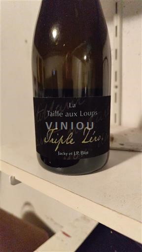 Valle del Loira Montlouis-sur-Loire Domaine La Taille Aux Loups Triple Zéro Sin añada