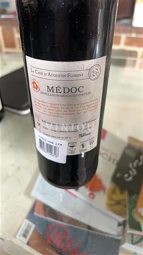 Bordeaux Médoc La Cave Augustin Florent Ei vuosikertaa