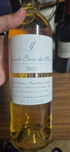 Bordeaux Sainte-Croix-Du-Mont Henri Chavaux 2015