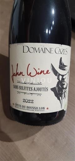 Roussillon Côtes-du-Roussillon Cazes John Wine 2022