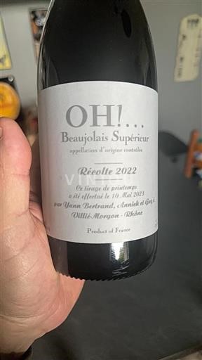 Beaujolais Beaujolais supérieur OH! 2022