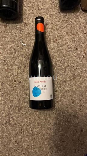 Languedoc and Roussillon Côtes Catalanes Mas Amiel Natural Cinsault 2020
