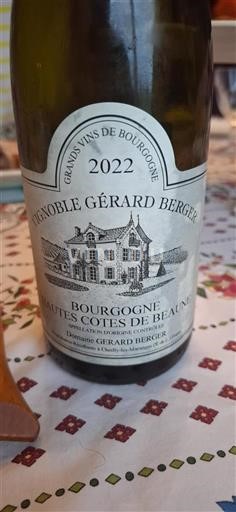 Borgoña Hautes Côtes de Beaune Vignoble Gérard Berger 2022