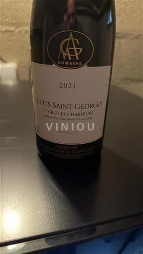 Burgundi Nuits-saint-georges Premier Cru Domaine Alainmaurice Gavignet 1er Cru Les Chaboeufs 2021