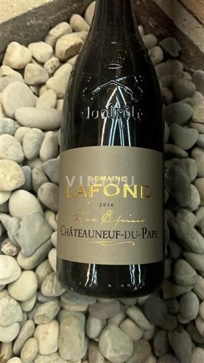 Vin Rouge sec Domaine Lafond 2016 France Vallée du Rhône Châteauneuf-du-pape AOC