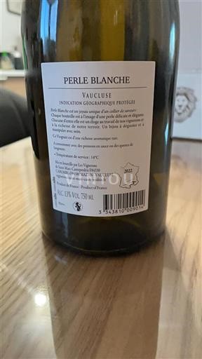Provence, Nedre Rhônedal, Korsika Vaucluse Les Vignerons De Saint-marc Perle Blanche 2022