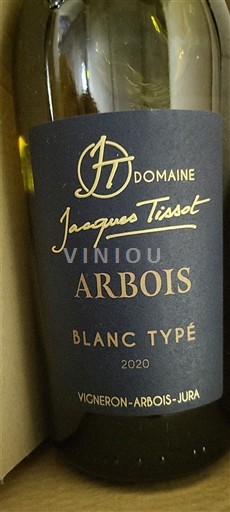 Jura Arbois Jacques Tissot Blanc Typé 2020
