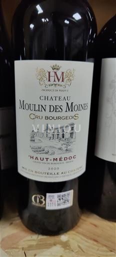 Bordeaux Haut-Médoc Cru Bourgeois Château Moulin Des Moines 2020